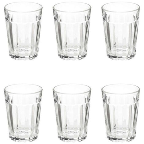 Lot de 6 Verres à Eau "Loft" 25cl Transparent