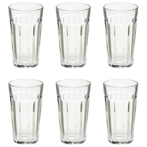 Lot de 6 Verres à Eau "Loft" 35cl Transparent