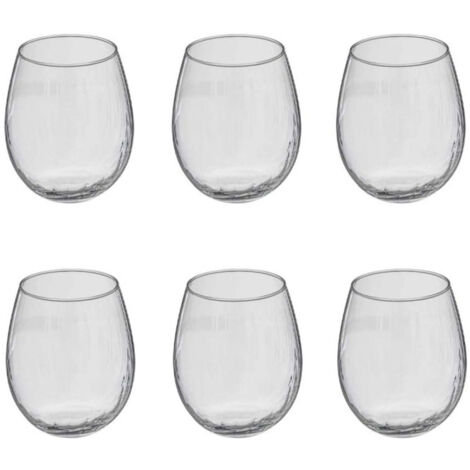 Lot de 6 Verres à Eau "Volta" 44cl Transparent