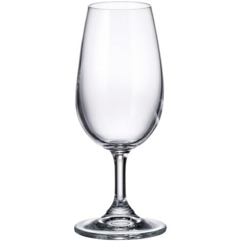 Lot de 6 verres à pied en cristallin 21cl, INAO