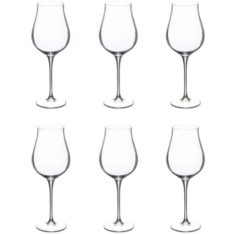 Lot de 6 Verres à Vin "Oriane" 40cl Transparent