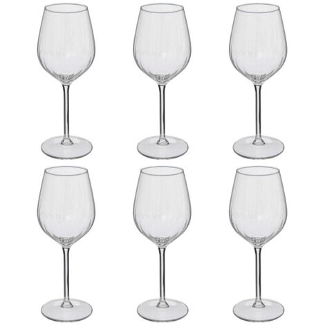 Lot de 6 Verres à Vin "Volta" 38cl Transparent