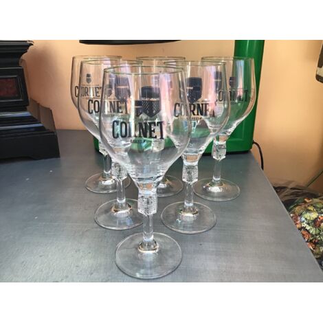 Lot de 6 verres Cornet - 25/33 cl - Verres Half Pont Neuf