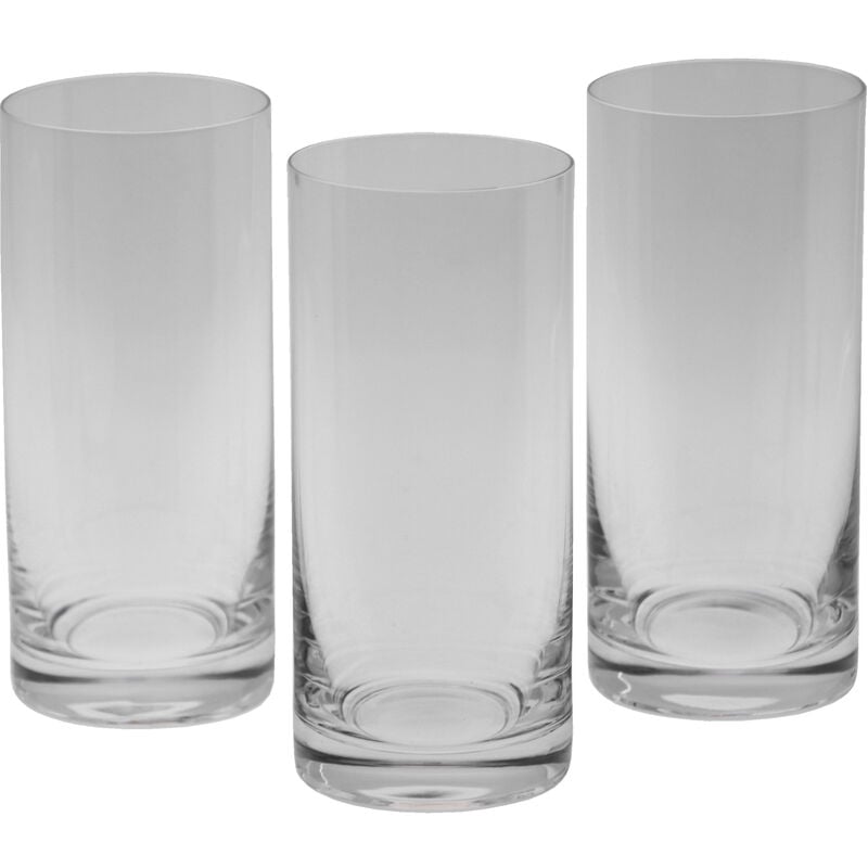 Fijalo - Coffret De 6 Verres Cristal De Bohême High Whisky 47Cl Dans Coffret Cadeau °7X16 Cm