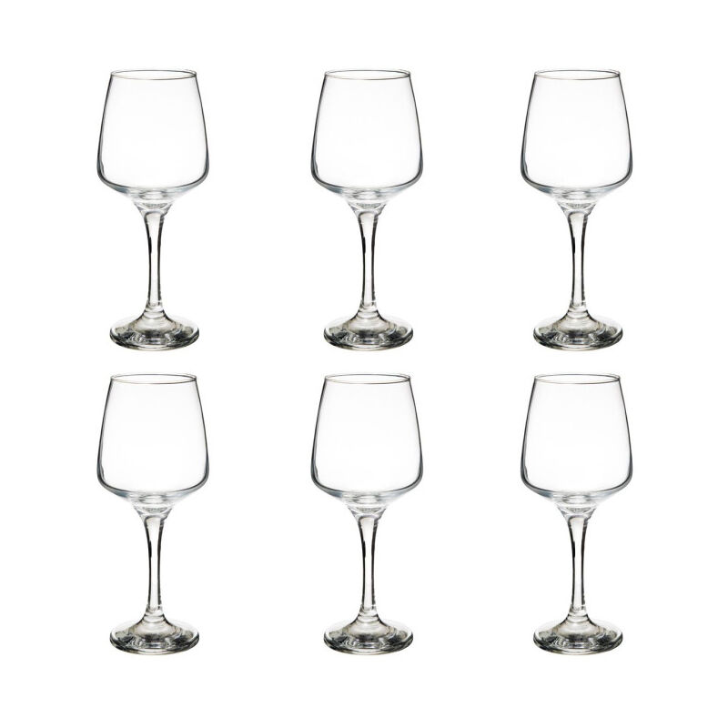 Lot de 6 Verres à Eau 'Elaya' 33cl Transparent