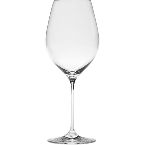 Lot de 6 Verres Eventi pour Vins Rouges Importants en Verre Sonore Supérieur 66 cl, Design Élégant, Haute Résistance pour Dégustation Professionnelle