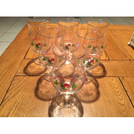 Lot de 6 verres La Chouffe - 25 cl - Neufs