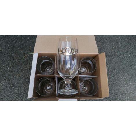 Lot de 6 verres Licorne - 50 cl - Verres à bière - Série