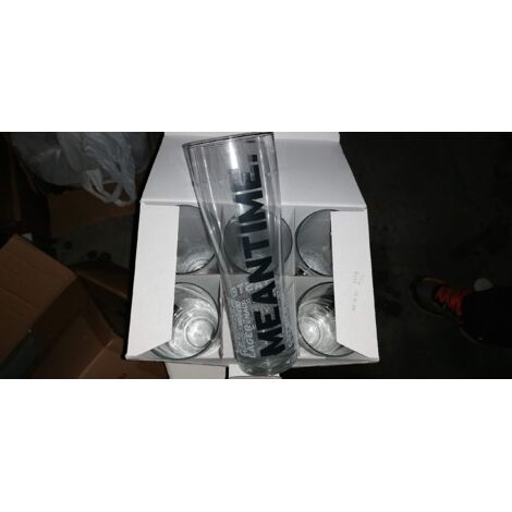 Lot de 6 verres Meantime - 50 cl - Verres à bière neufs