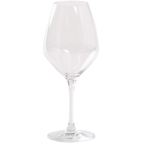 Lot de 6 Verres Solution 36 cl en Verre Sonore Supérieur Transparent pour Dégustation de Vins Blancs et Rosés - Design Élégant et Résistant
