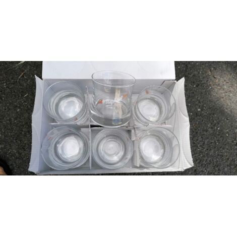 Lot de 6 verres St Raphaël - 20 cl - Verres apéritif neufs