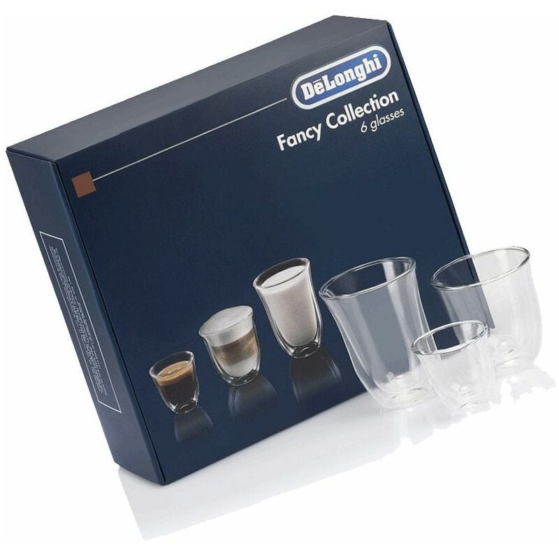 Image of 6 bicchieri termici trasparenti - Macchina da caffè, Caffettiera Delonghi 4356416