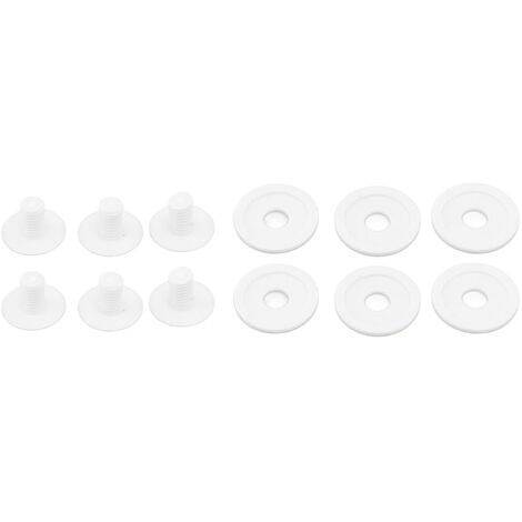 Lot de 6 vis de roue pour nettoyeur de piscine avec 6 rondelles supplémentaires C55, pièces de rechange en plastique pour Polaris 180 et 280