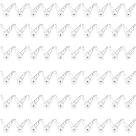 Lot de 60 pinces de palissage pour plantes - Cintreuses de branches réglables à 360° pour arbres fruitiers, fleurs et bonsaïs, accessoires de jardin réutilisables