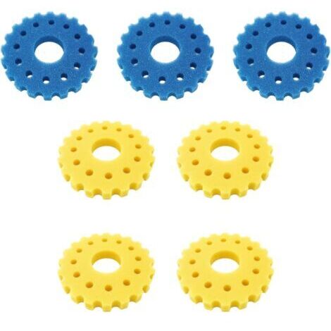 Lot de 7 éponges filtrantes CPF/CPA 30000 compatibles avec filtre de bassin SunSun, éponge filtrante haute efficacité, éponge biochimique facile à remplacer