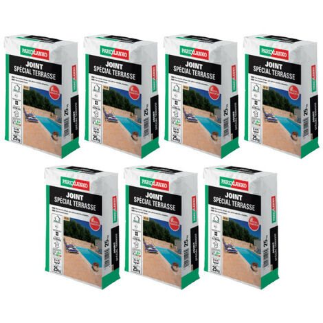 Lot de 7 sacs de joint spécial terrasse PAREXLANKO - Beige - 175 kg