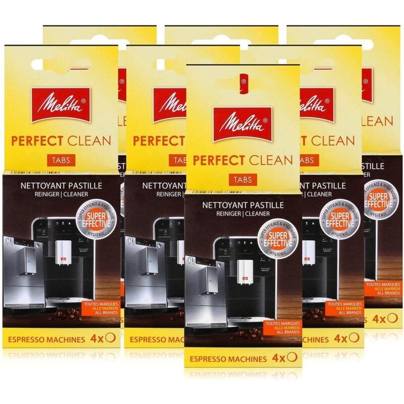 Lot de 7 tablettes de nettoyage 4 x 1,8 g pour Cafetière Melitta 6762481