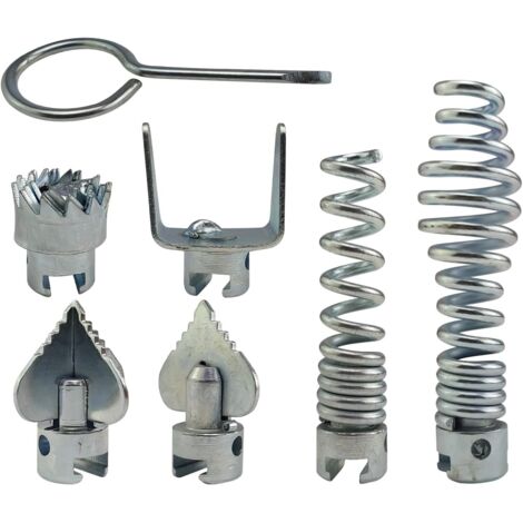 Lot de 7 têtes de coupe de tuyau 16 mm en acier au manganèse, pour la maison, la cuisine, les salons, les salles de bains, les hôtels