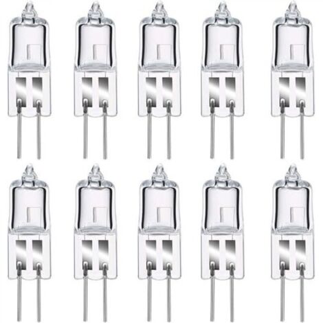 Lot de 8 Ampoule Halogene G4, Ampoule G4 Blanc Chaud 12V 20W, 2800K, 240LM, Intensité Variable G4, Lampe à Capsule Transparente pour Puck Light, lustre– Pas de scintillement