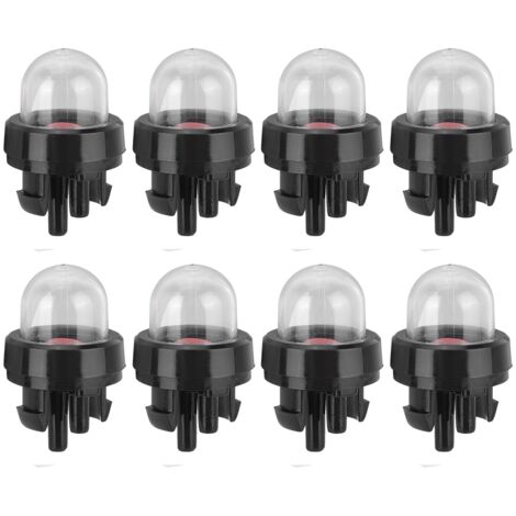 Lot de 8 ampoules d'amorçage de rechange pour tronçonneuses Husqvarna 125B, 125BVX et 125BX.