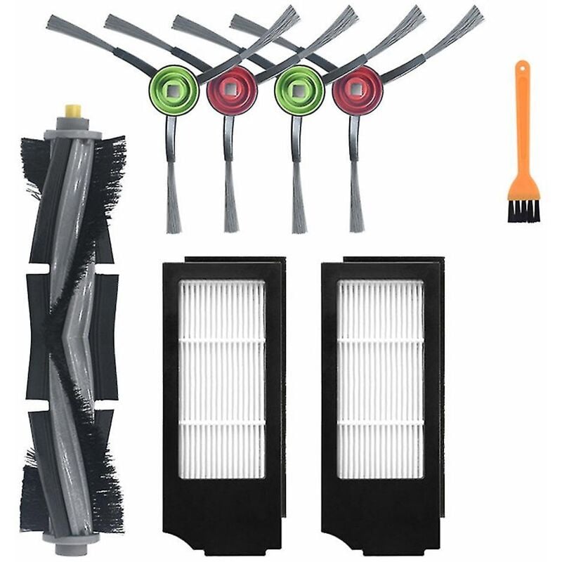 Fei Yu - Lot de 8 balais d'essuie-glace pour robot de balayage Cobos X1, brosse principale, brosse latérale