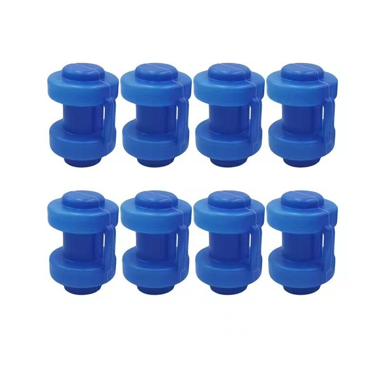 Linghhang - Lot de 8 (Bleu)Trampoline Embout de Poteau pour Les Piquets de Filet du Trampoline ø 25 mm, Particulièrement Robustes, Résistants aux