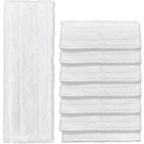 Lot de 8 Bonnette Nettoyeur Vapeur Pour Karcher Easy Fix SC2, SC3, SC4 Bonnettes Lingettes de Rechange Chiffons en Microfibre Lingettes Remplacement pour le Nettoyeur à Vapeur Serpillere Balai Vapeur