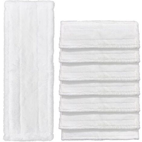 Lot de 8 Bonnette Nettoyeur Vapeur Pour Karcher Easy Fix SC2, SC3, SC4 Bonnettes Lingettes de Rechange Chiffons en Microfibre Lingettes Remplacement pour le Nettoyeur à Vapeur Serpillere Balai Vapeur