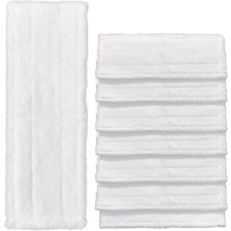 Lot de 8 Bonnette Nettoyeur Vapeur Pour Karcher Easy Fix SC2, SC3, SC4 Bonnettes Lingettes de Rechange Chiffons en Microfibre Lingettes Remplacement pour le Nettoyeur à Vapeur Serpillere Balai Vapeur