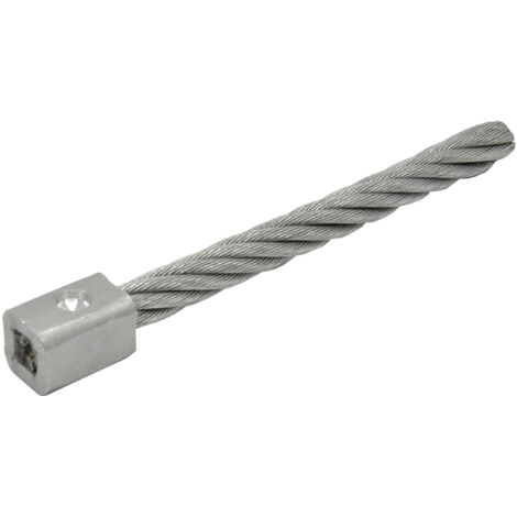 Lot de 8 brins de remplacement métal pour ECHO - LIMPAR. Longueur totale 200 mm, Ø brin 14 mm. Tête carrée 21,6mm. (8 brins par