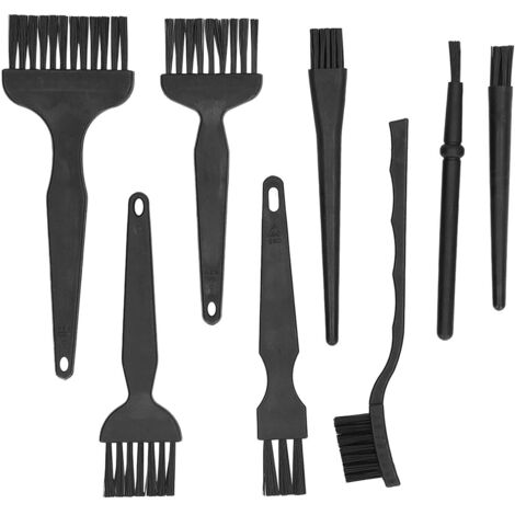 Lot de 8 brosses antistatiques à manche plastique pour nettoyage clavier et ordinateur