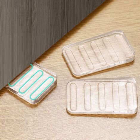 Lot de 8 cales de table transparentes en plastique, ont une capacité de poids extrême, sont résistantes aux intempéries, parfaites pour fixer des meubles bancals (transparent-fin)