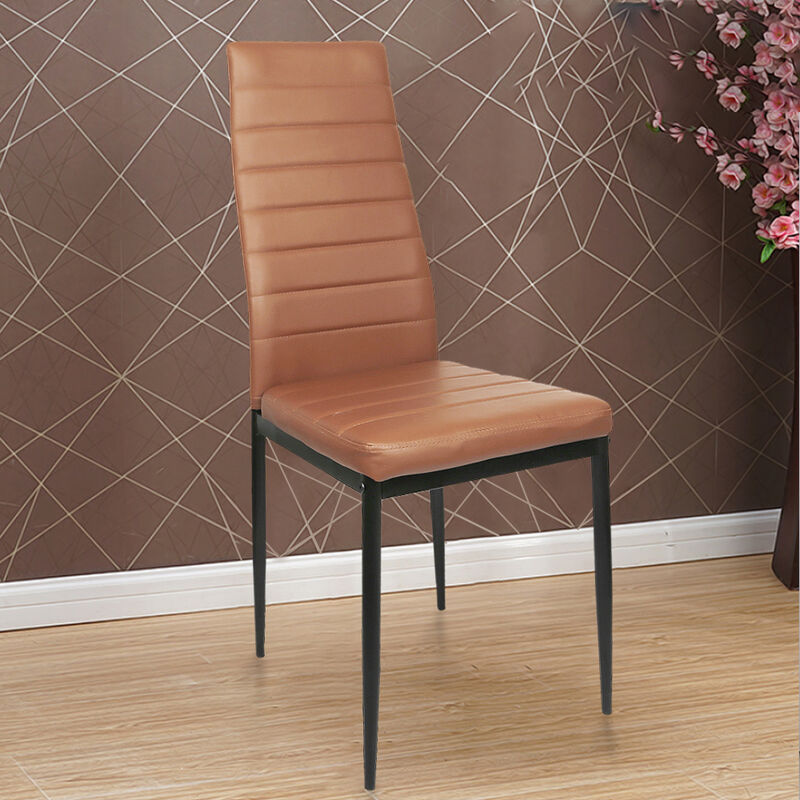 Skecten - Lot de 8 Chaise de Salle à Manger 484297 cm - Diverses Couleurs et modèles au Choix - Marron