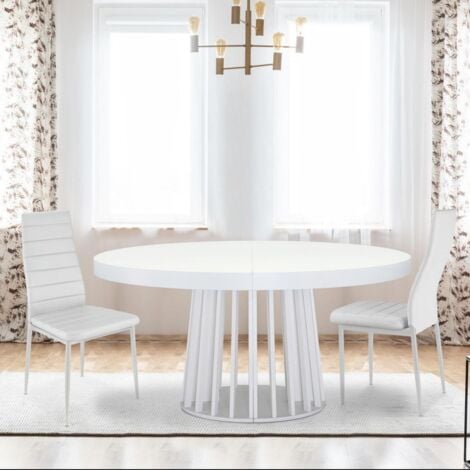 Lot de 8 chaises Stratus Blanc - Blanc