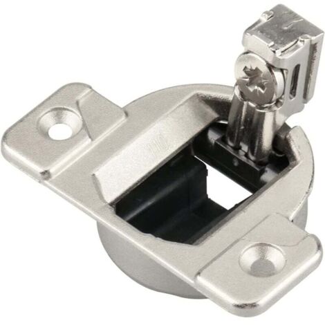 SERBIA Lot de 8 charnières de porte d'armoire à visser à 110 degrés pour remplacer les d'armoire pour Blum d'origine (plaque de montage non incluse)