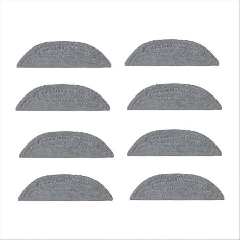 Lot de 8 chiffons de nettoyage pour accessoires d'aspirateur robot Roborock G20S S8 Max Ultra