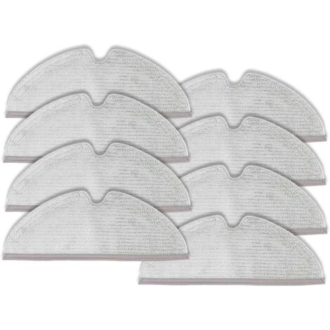 Lot de 8 chiffons de nettoyage pour aspirateur Xiaomi Roborock S5 Max, S6 Pure et S6 MaxV