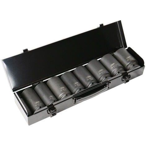 Lot de 8 clés à chocs hexagonales 3/4"  JBM52347