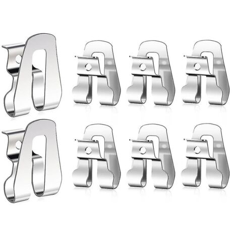 Lot de 8 clips de ceinture pour outils Ryobi et Ridgid 18 volts, crochet de ceinture avec vis, référence 633586002.