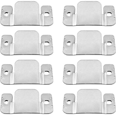 Lot de 8 clips de connecteur de canapé en métal robuste, connecteurs emboîtables