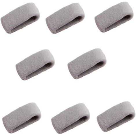 Lot de 8 Clips de Couette antidérapants améliorés pour Maintenir la Couette en Place, Support de Fixation sans épingles (Gris)