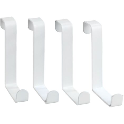 Lot de 8 crochets de porte accroche-serviettes CELANO