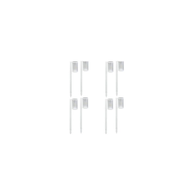 (Lot de 8) Eclairages LED 25 lm Solaire à planter Idéal éclairage d’allée et chemin
