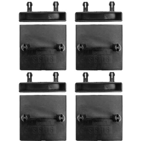 Lot de 8 Embouts centraux pour Lattes 53mm, Non traversant, pour bz, lit SCM Créations
