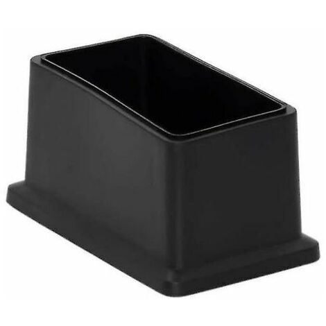 Lot de 8 embouts rectangulaires pour pieds de chaise en PVC non marquants - Protection du sol 25 x 50 mm (1" X 2")