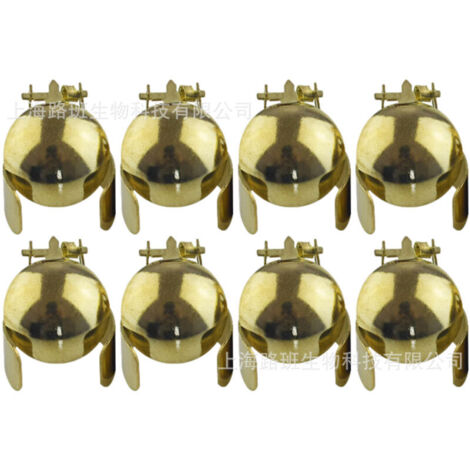 Lot de 8 Éteignoirs Métalliques Automatiques pour Bougies - Couvercles de Sécurité pour Extinction sans Fumée