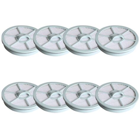 Lot de 8 filtres HEPA pour aspirateurs Philips FC8208, FC8260, FC8262 et FC8264 - AquaForge