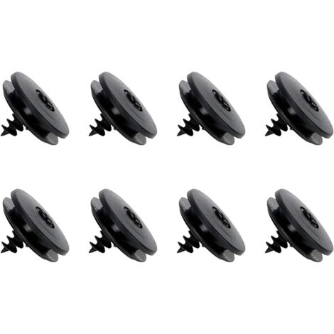 Lot de 8 Fixations Universelles pour Tapis de Sol Auto, Attaches Antidérapantes pour Moquette, Pinces de Fixation