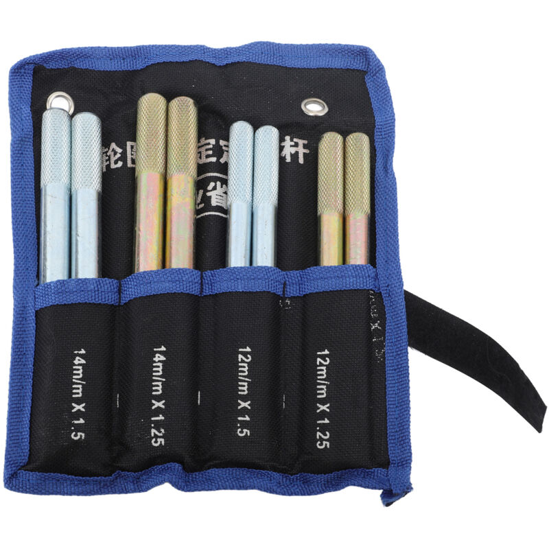 Basetbl - Lot de 8 goupilles d'alignement de roue en métal, guide de positionnement, outils d'équilibrage pour changer les pneus sur les voitures