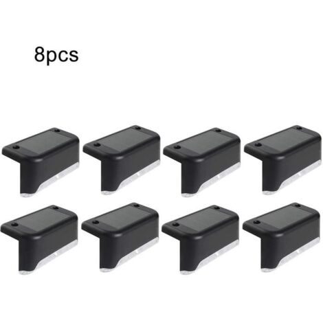 Lot de 8 Lampe de pont Solaire LED Imperméable lumiere Extérieur sans Fil pour Clôture Jardin Escalier Chemin Parc Pont